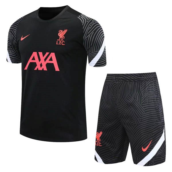 Entrenamiento Liverpool Conjunto Completo 2020-2021 Negro Rojo